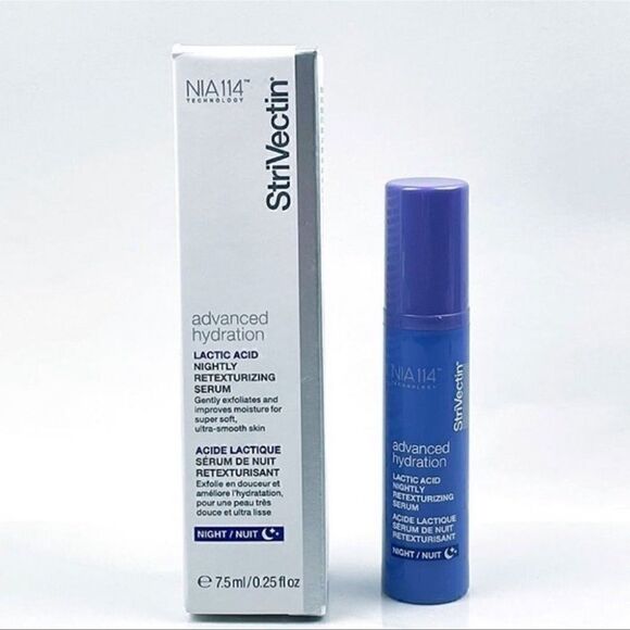 $15🌟 StriVectin Advanced Hydration Lactic Acid Nightly Retexturizing Serum - Picture 1 of 3